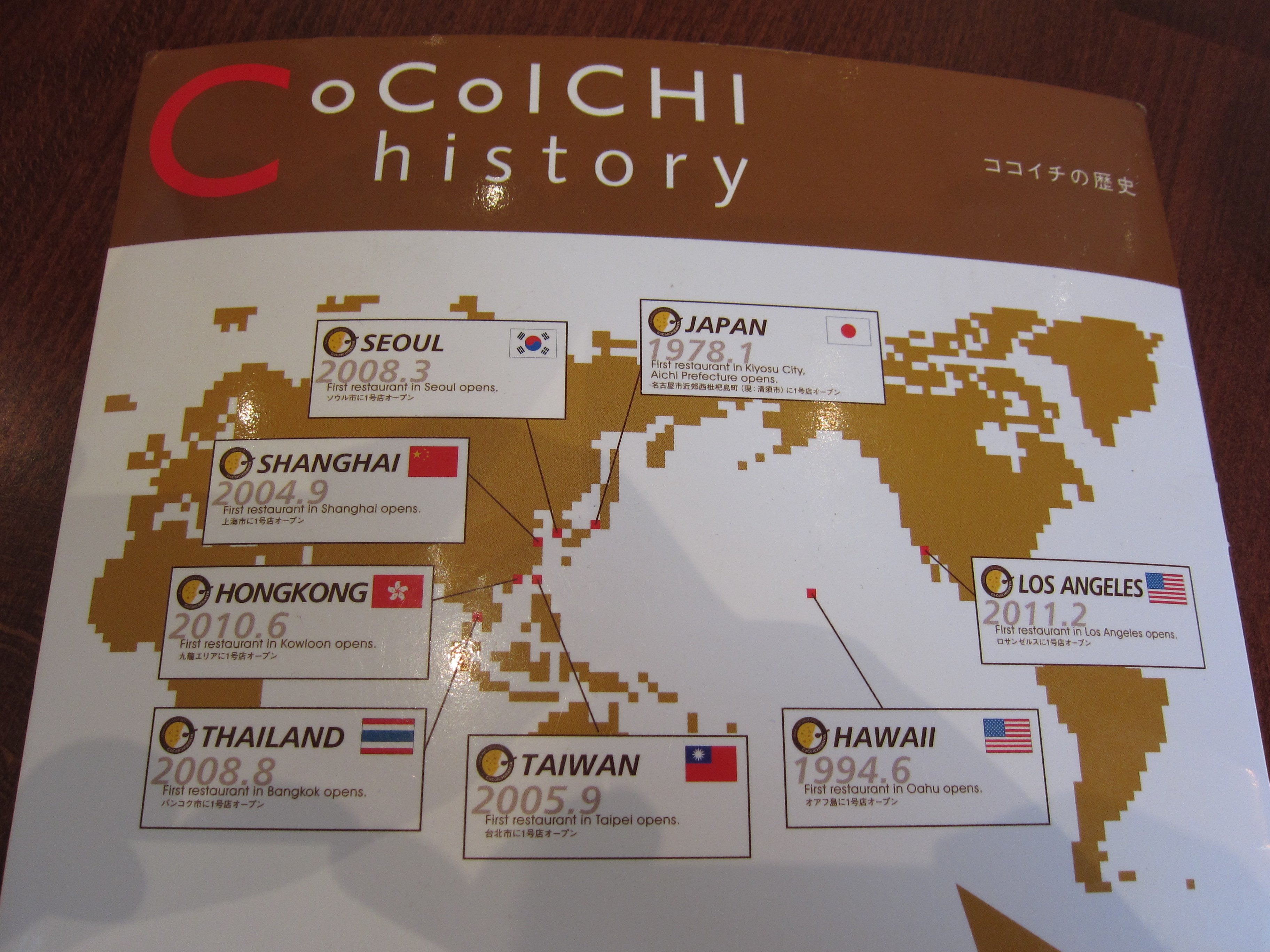 Coco Ichiban Curryhouse Locations