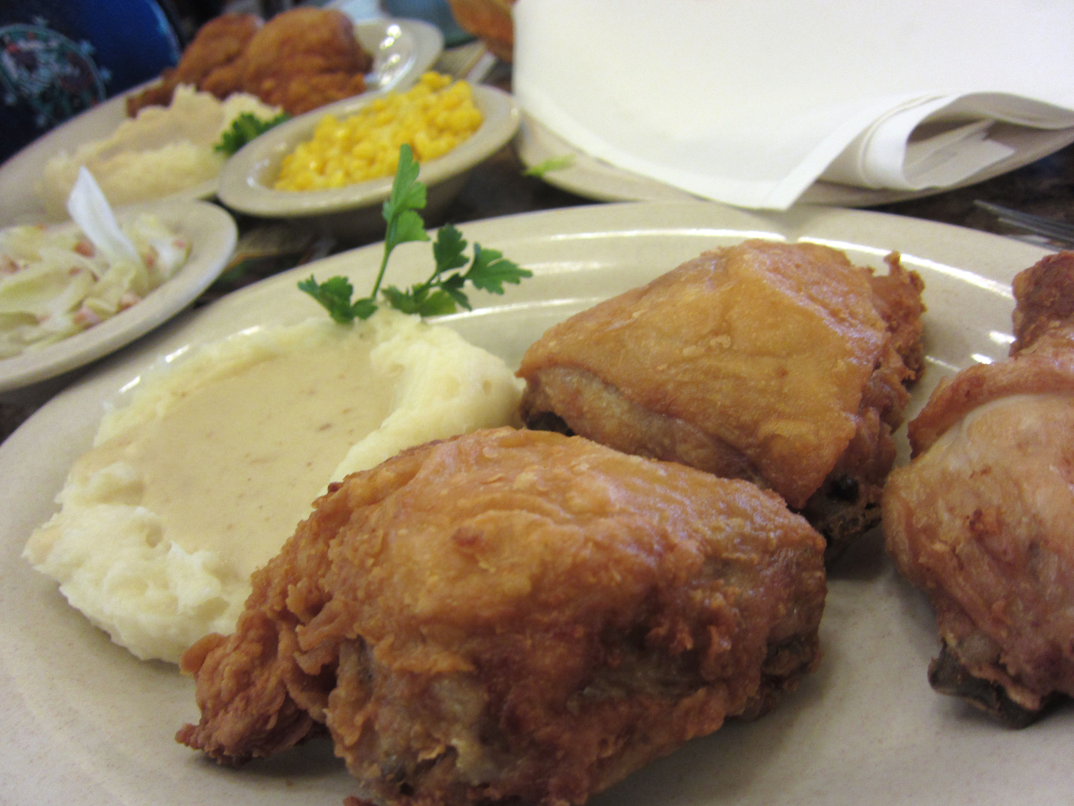 Mrs. Knott’s Chicken Dinner Fried Chicken